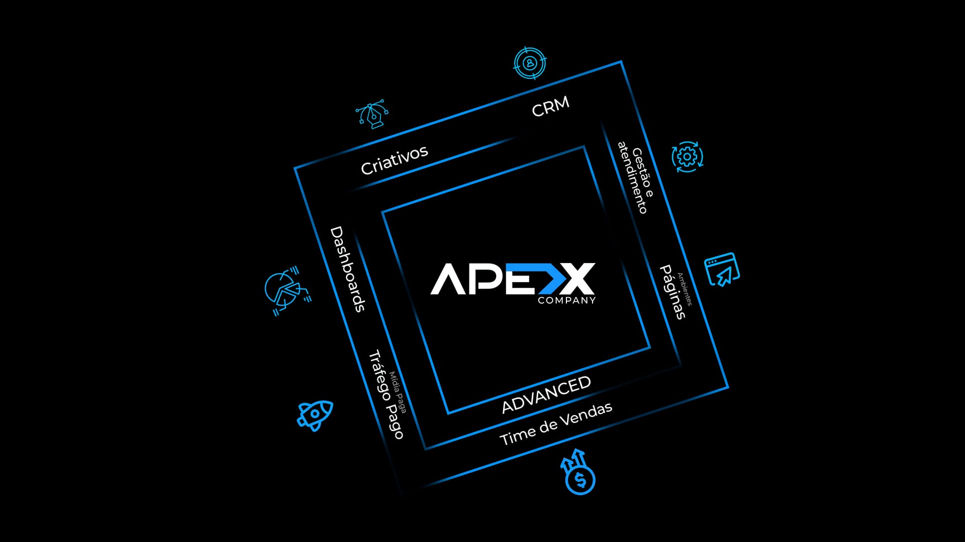 Business professionals analyzing digital marketing strategy